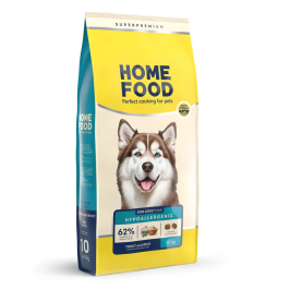 Гіпоалергенний сухий корм для дорослих собак великих порід Home Food 10 кг - форель та рис ( ціна за 1 кг )