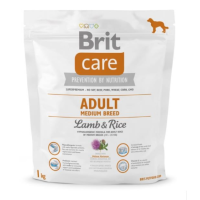 Корм для дорослих собак середніх порід Brit Care Adult Medium Breed Lamb & Rice, 1 кг
