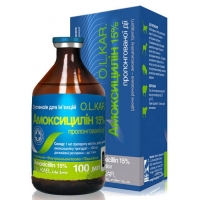 Амоксициллин 15% П.Д., 100 мл,ТМ O.L.KAR