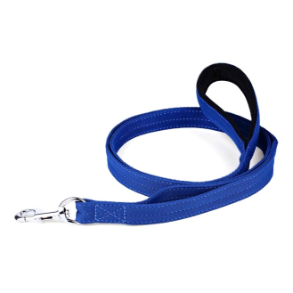 Повідець нейлон з 2 ручками посилений Kareline Keeper Active 2см 1,5м синій