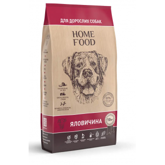 ТМ Home Food Корм для дорослих собак середніх порід Яловичина 10 кг ( ціна за 1 кг)