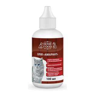 Олія для котів Амарант Home Food 100 мл