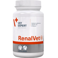Харчова добавка для котів та собакVetExpert RenalVet для підтримки функцій нирок 60 капсул (ціна за 1шт)
