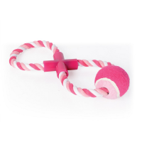 Іграшка канат 8-ка з тенісним м'ячем Tommi 34см