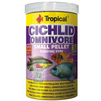 Корм для риб Тропікал Cichlid Omnivore Small Pellet 1л/360г 