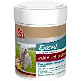 Вітаміни Бреверс Ексель 8 в 1 для малих собак  (1 таблетка)