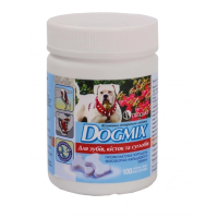 Вітаміни для собак DOGMIX для зубів, кісток та суглобів 100табл.(ціна за 1шт)
