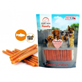  FINE DOG Family ласощі для собак лосось/крохмаль 200г