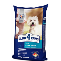 Сухий корм для собак малих порід Club 4 Paws Premium 14 кг - ягня/рис (ціна за 1кг)
