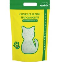 Наповнювач Хвостик силікагель дрібний 15л зелені гранули 0,5-2мм Наповнювач Хвостик силікагель дрібний 15л зелені гранули 0,5-2мм