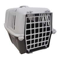 Переноска для малих тварин з пластиковими дверима - кольорова