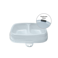 Миска для котів Tisert МІО подвійна пластикова