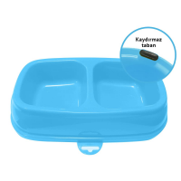 Миска для котів МІО подвійна пластикова