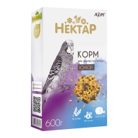 Корм для хвилястих папуг Нектар Юніор Лорі 600г