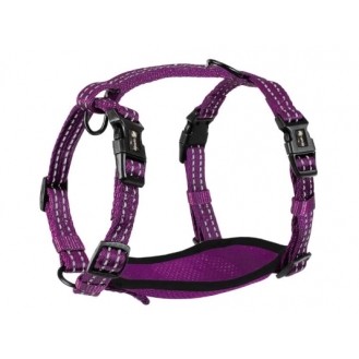 Шлейка нейлонова для собак Alcott Adventure XS - фіолетова Шлейка нейлонова для собак Alcott Adventure XS - фіолетова