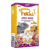 Корм для хом'яків та щурів РОККІ - 1 Супер-Меню 500 г + Корм для хом'яків та щурів РОККІ - 1 Супер-Меню 500 г +