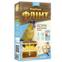 Корм для середніх  папуг Капітан Флінт 600г