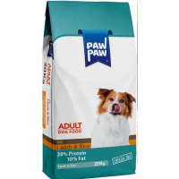 Сухий корм для собак преміум PawPaw 20 кг- ягня та рис (ціна за 1кг) Сухий корм для собак преміум PawPaw 20 кг- ягня та рис (ціна за 1кг)