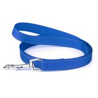 Повідок з нейлону зі світловідбиваючою ниткою 25мм 1200мм - синій Повідок з нейлону зі світловідбиваючою ниткою 25мм 1200мм - синій