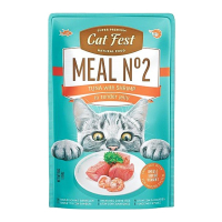 Корм вологий для котів меню №2 Cat Fest 50г креветка в желе