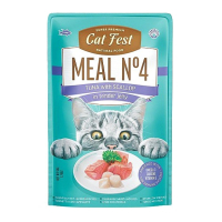 Корм вологий для котів меню №4 Cat Fest 50г тунець з морським гребінцем в желе Корм вологий для котів меню №4 Cat Fest 50г тунець з морським гребінцем в желе