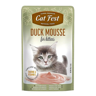 Корм вологий паштет для кошенят Cat Fest качка 70г