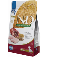 Сухий низькозерновий корм для цуценят малих порід Farmina N&D з куркою та гранатом 800г