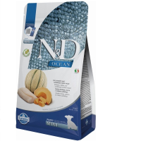 Сухий беззерновий корм для цуценят малих порід Farmina N&D Okean з тріскою, гарбузом та динею 800г