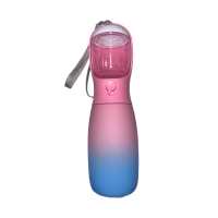 Пляшка для води та їжі 2 в 1 для тварин Petlux 550 мл