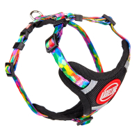 Шлейка нейлонова Kareline Keeper з Y-грудиною 1см з візерунком Шлейка нейлонова Kareline Keeper з Y-грудиною 1см з візерунком