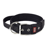 Нашийник Keeper Active нейлоновий посилений із контролюючою ручкою 4см чорний