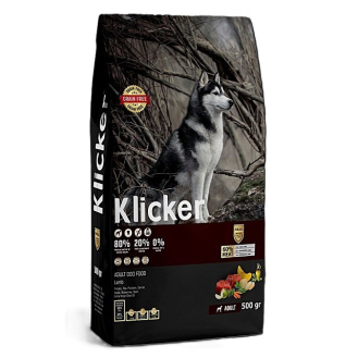 Сухий корм Klicker холістик беззерновий для дорослих собак з ягням 500 г