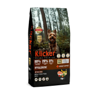 Сухий корм Klicker гіпоалергенний для дорослих собак малих порід з лососем 1кг