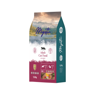 Сухий корм для вибагливих котів беззерновий Mystic 1,5 кг - асорті Сухий корм для вибагливих котів беззерновий Mystic 1,5 кг - асорті