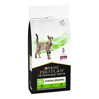 Сухий корм при харчовій алергії для котів Purina Pro Plan Veterinary Diets HA Hypoallergenic, 1,3 кг