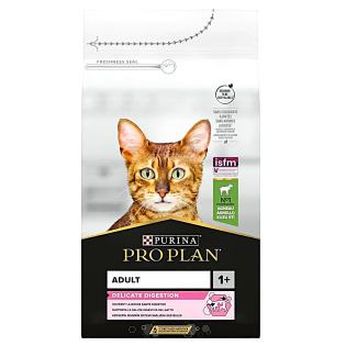 Сухий корм для дорослих котів  Purina Pro Plan Delicate Digestion 1,5кг – індичка