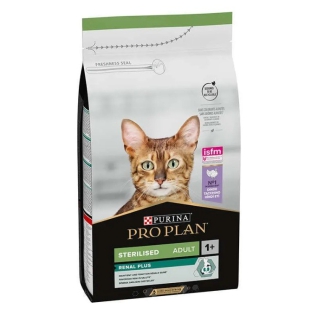Сухий корм для стерилізованих  котів Purina Pro Plan Sterilised Adult 1+ 1,5кг - індик