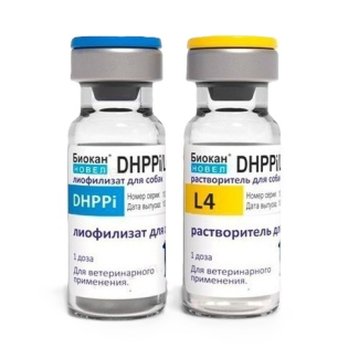 Вакцина Біокан Новел DHPPI+L4 BioVeta 1 доза Вакцина Біокан Новел DHPPI+L4 BioVeta 1 доза