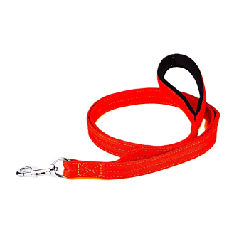 Повідець нейлоновий з 2 ручками посилений Kareline Keeper Active 2,5см 2,5м червоний