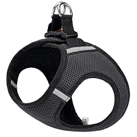 Шлея нейлонова для собак малих порід Kareline XS чорна Шлея нейлонова для собак малих порід Kareline XS чорна