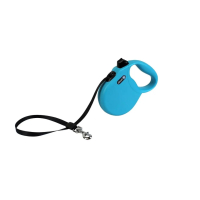 Повідок-рулетка Alcott 5 м/30 кг синя з синьою ручкою