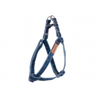 Шлейка для собак Amiplay Denim M 30-55 * 1,5 см - темно-синя