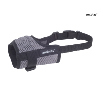 Намордник для собак Amiplay Air S Foxterrier 16-20* 20-30 см - сірий Намордник для собак Amiplay Air S Foxterrier 16-20* 20-30 см - сірий
