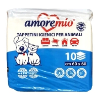 Пелюшка для собак та котів з активованим вугіллям Amoremio 60 х 60см 10шт (ціна за 1 шт) Пелюшка для собак та котів з активованим вугіллям Amoremio 60 х 60см 10шт (ціна за 1 шт)