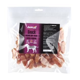 Ласощі для собак курячі сосиски AnimAll Snack 500 г (ціна за 1 кг)