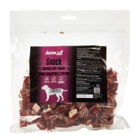 Ласощі для собак качині шматочки з тріскою AnimAll Snack 500 г (ціна за 1 кг)
