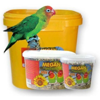 Корм для середніх папуг Megan мікс 3л