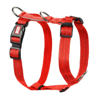 Шлейка нейлонова Kareline Keeper Active зі світловідбиваючим кантом 2,5см червона Шлейка нейлонова Kareline Keeper Active зі світловідбиваючим кантом 2,5см червона