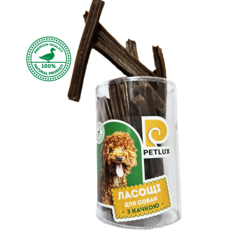 Ласощі для собак Petlux жувальна паличка качка (ціна за 1 шт)