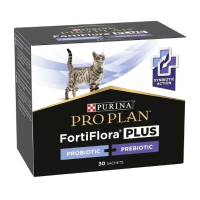 Пробіотик з пребіотиком для котів та кошенят Purina Pro Plan FortiFlora Plus для підтримки нормальної міклофлори кишківника 1.5 г 30 шт ( ціна за 1 шт )
